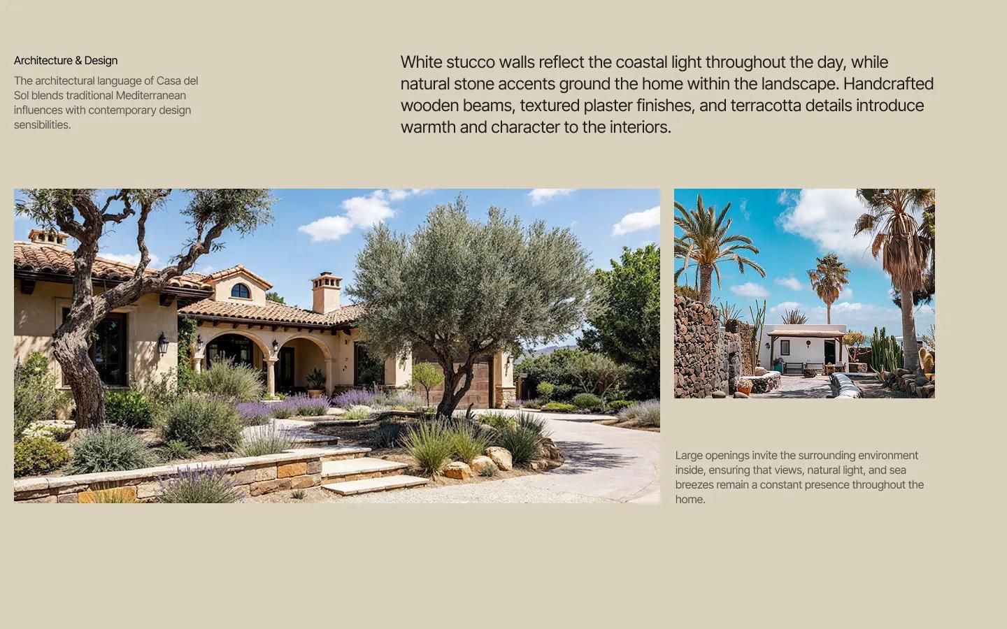 Contact page of the Casa Verde template